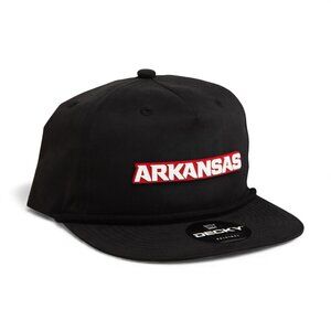 Arkansas Razorbacks ARKANSAS White 3D Classic Rope Hat- Black